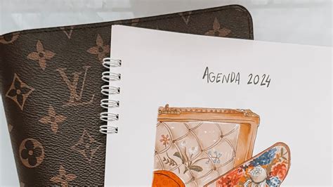 agenda de bureau louis vuitton|louis vuitton large agenda refill.